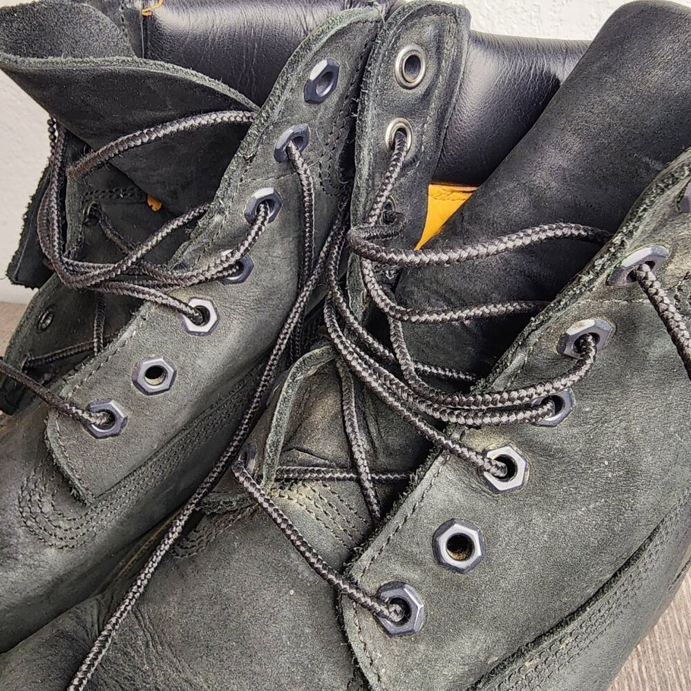 Timberland 6" Premium Waterproof 400g Prima Loft insulation Leather Men 8M Black - Picture 6 of 16